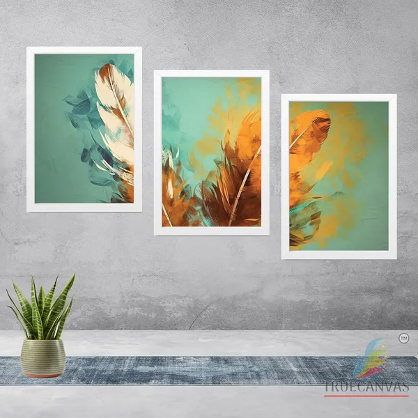 White__Abstract_Hd_Print_Painting_Set_Of_3_With_Frame_|_For_Home,_Living_Room_Gallery_&_Office,_White,_Size_-_13.50_X_19.50_Inch,_Sf204