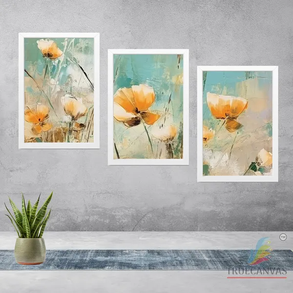 White__Abstract_Hd_Print_Painting_Set_Of_3_With_Frame_|_For_Home,_Living_Room_Gallery_&_Office,_White,_Size_-_13.50_X_19.50_Inch,_Sf207