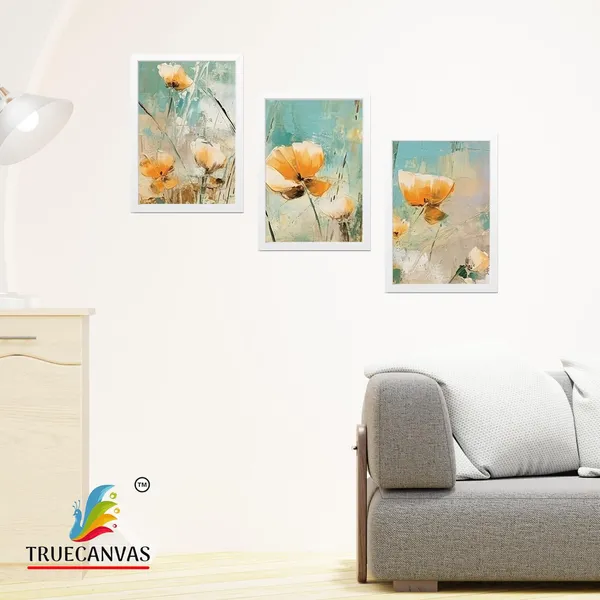 White__Abstract_Hd_Print_Painting_Set_Of_3_With_Frame_|_For_Home,_Living_Room_Gallery_&_Office,_White,_Size_-_13.50_X_19.50_Inch,_Sf207