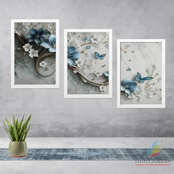 White__Abstract_Hd_Print_Painting_Set_Of_3_With_Frame_|_For_Home,_Living_Room_Gallery_&_Office,_White,_Size_-_13.50_X_19.50_Inch,_Sf213