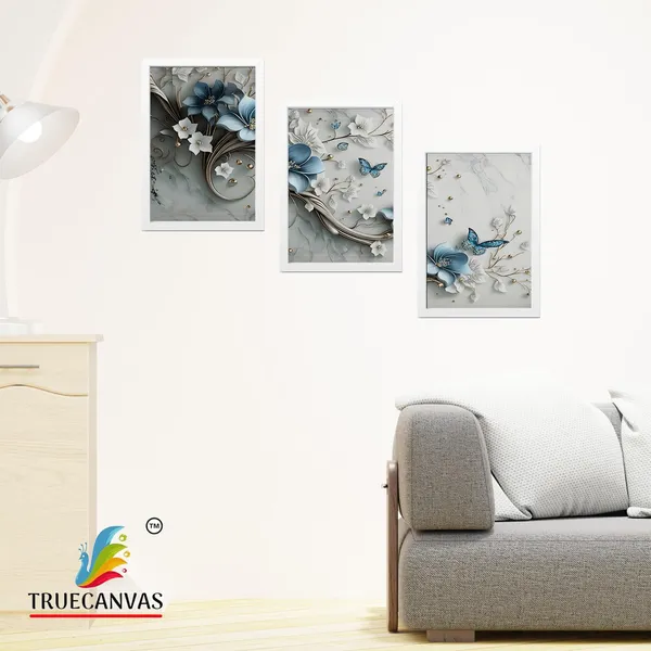 White__Abstract_Hd_Print_Painting_Set_Of_3_With_Frame_|_For_Home,_Living_Room_Gallery_&_Office,_White,_Size_-_13.50_X_19.50_Inch,_Sf213