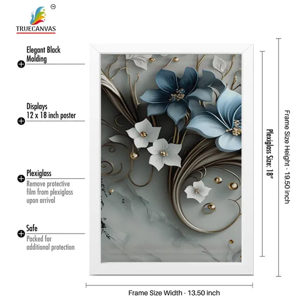 White__Abstract_Hd_Print_Painting_Set_Of_3_With_Frame_|_For_Home,_Living_Room_Gallery_&_Office,_White,_Size_-_13.50_X_19.50_Inch,_Sf213