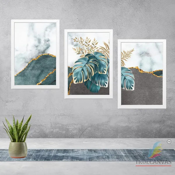 White__Abstract_Hd_Print_Painting_Set_Of_3_With_Frame_|_For_Home,_Living_Room_Gallery_&_Office,_White,_Size_-_13.50_X_19.50_Inch,_Sf214