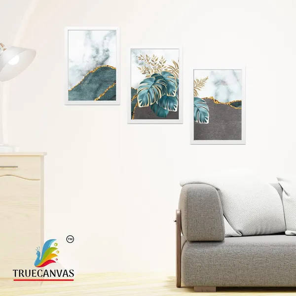White__Abstract_Hd_Print_Painting_Set_Of_3_With_Frame_|_For_Home,_Living_Room_Gallery_&_Office,_White,_Size_-_13.50_X_19.50_Inch,_Sf214