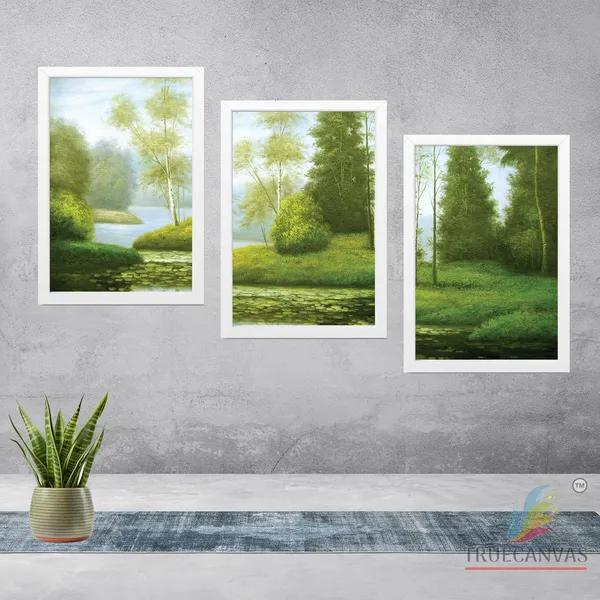 White__Abstract_Hd_Print_Painting_Set_Of_3_With_Frame_|_For_Home,_Living_Room_Gallery_&_Office,_White,_Size_-_13.50_X_19.50_Inch,_Sf227