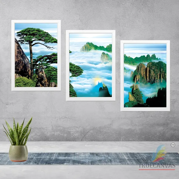 White__Abstract_Hd_Print_Painting_Set_Of_3_With_Frame_|_For_Home,_Living_Room_Gallery_&_Office,_White,_Size_-_13.50_X_19.50_Inch,_Sf229