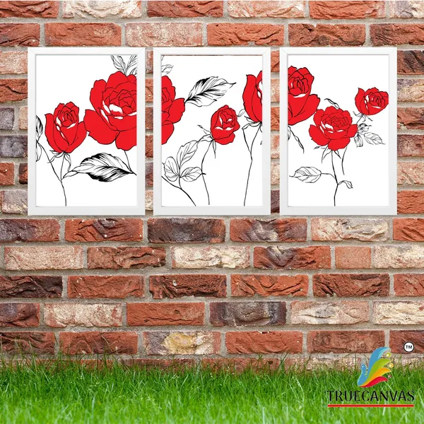 White__Abstract_Hd_Print_Painting_Set_Of_3_With_Frame_|_For_Home,_Living_Room_Gallery_&_Office,_White,_Size_-_13.50_X_19.50_Inch,_Sf232