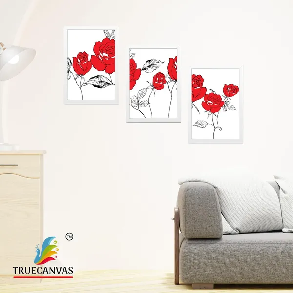 White__Abstract_Hd_Print_Painting_Set_Of_3_With_Frame_|_For_Home,_Living_Room_Gallery_&_Office,_White,_Size_-_13.50_X_19.50_Inch,_Sf232