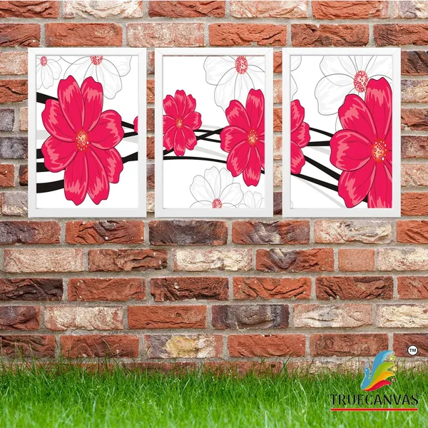 White__Abstract_Hd_Print_Painting_Set_Of_3_With_Frame_|_For_Home,_Living_Room_Gallery_&_Office,_White,_Size_-_13.50_X_19.50_Inch,_Sf233
