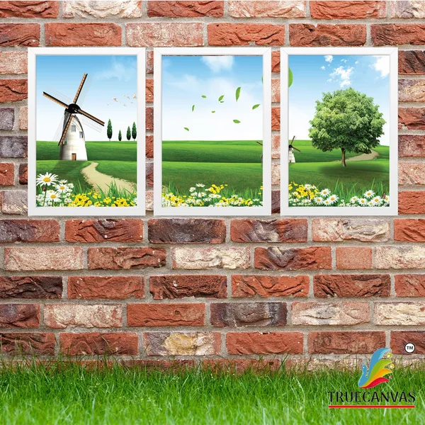 White__Abstract_Hd_Print_Painting_Set_Of_3_With_Frame_|_For_Home,_Living_Room_Gallery_&_Office,_White,_Size_-_13.50_X_19.50_Inch,_Sf234
