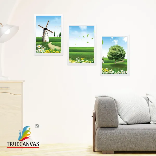 White__Abstract_Hd_Print_Painting_Set_Of_3_With_Frame_|_For_Home,_Living_Room_Gallery_&_Office,_White,_Size_-_13.50_X_19.50_Inch,_Sf234