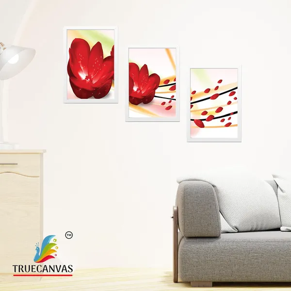 White__Abstract_Hd_Print_Painting_Set_Of_3_With_Frame_|_For_Home,_Living_Room_Gallery_&_Office,_White,_Size_-_13.50_X_19.50_Inch,_Sf236