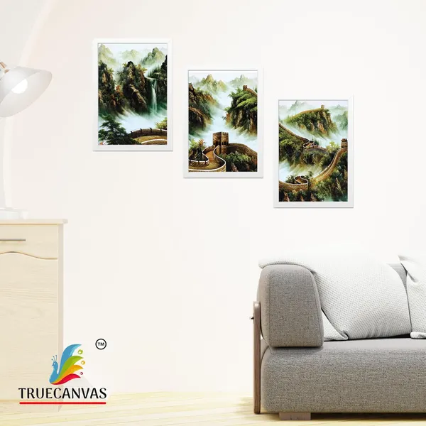 White__Abstract_Hd_Print_Painting_Set_Of_3_With_Frame_|_For_Home,_Living_Room_Gallery_&_Office,_White,_Size_-_13.50_X_19.50_Inch,_Sf241
