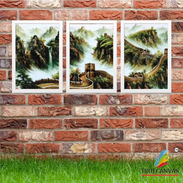White__Abstract_Hd_Print_Painting_Set_Of_3_With_Frame_|_For_Home,_Living_Room_Gallery_&_Office,_White,_Size_-_13.50_X_19.50_Inch,_Sf241