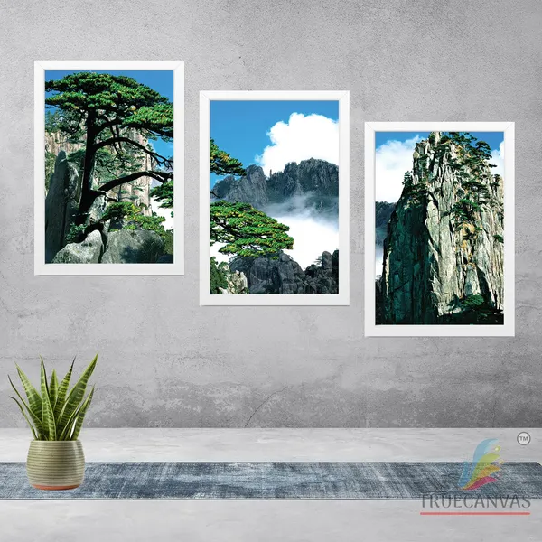 White__Abstract_Hd_Print_Painting_Set_Of_3_With_Frame_|_For_Home,_Living_Room_Gallery_&_Office,_White,_Size_-_13.50_X_19.50_Inch,_Sf244