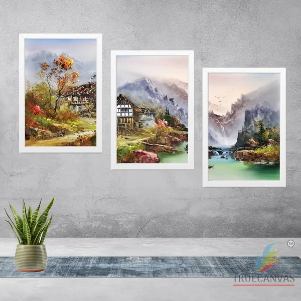 White__Abstract_Hd_Print_Painting_Set_Of_3_With_Frame_|_For_Home,_Living_Room_Gallery_&_Office,_White,_Size_-_13.50_X_19.50_Inch,_Sf250