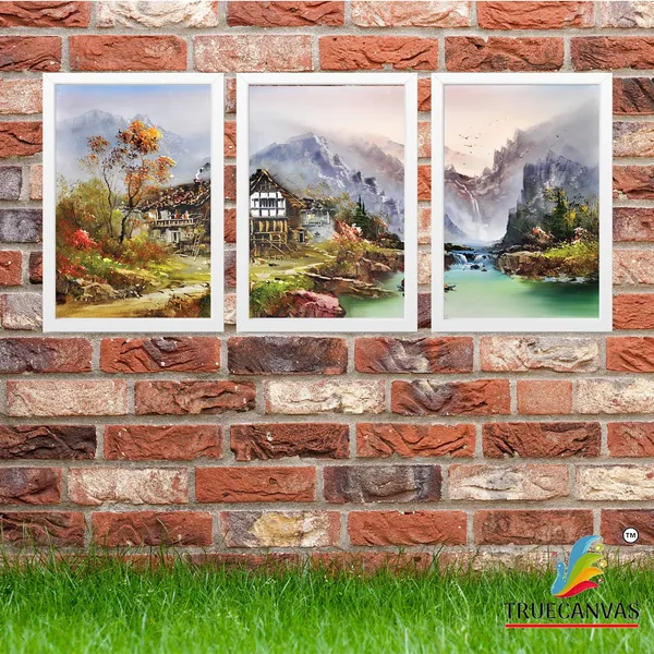 White__Abstract_Hd_Print_Painting_Set_Of_3_With_Frame_|_For_Home,_Living_Room_Gallery_&_Office,_White,_Size_-_13.50_X_19.50_Inch,_Sf250