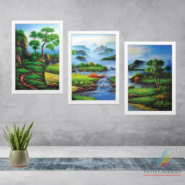 White__Abstract_Hd_Print_Painting_Set_Of_3_With_Frame_|_For_Home,_Living_Room_Gallery_&_Office,_White,_Size_-_13.50_X_19.50_Inch,_Sf251