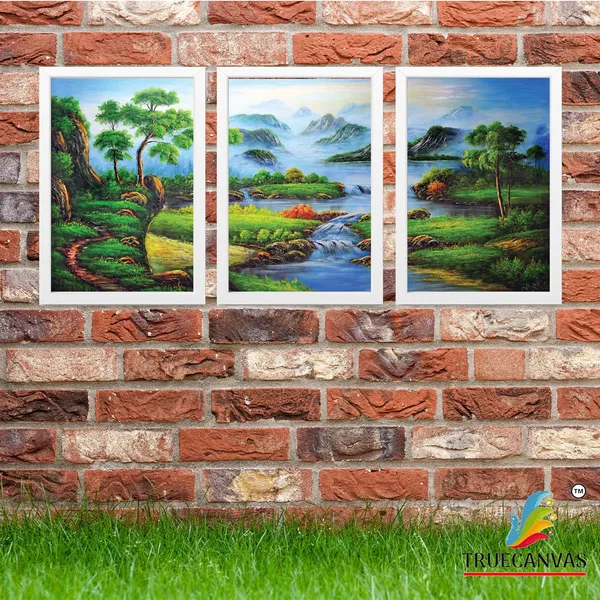 White__Abstract_Hd_Print_Painting_Set_Of_3_With_Frame_|_For_Home,_Living_Room_Gallery_&_Office,_White,_Size_-_13.50_X_19.50_Inch,_Sf251