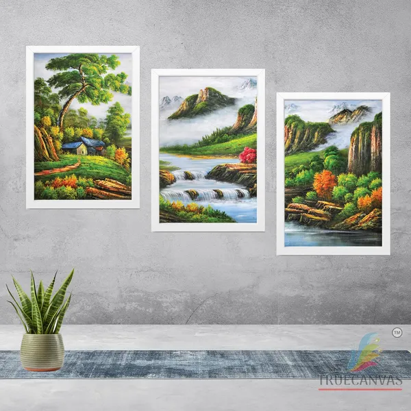 White__Abstract_Hd_Print_Painting_Set_Of_3_With_Frame_|_For_Home,_Living_Room_Gallery_&_Office,_White,_Size_-_13.50_X_19.50_Inch,_Sf252