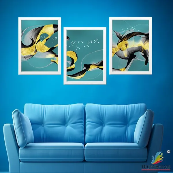 White__Abstract_Hd_Print_Painting_Set_Of_3_With_Frame_|_For_Home,_Living_Room_Gallery_&_Office,_White_Frame,_Size_-_13.50_X_19.50_Inch,_Sf255