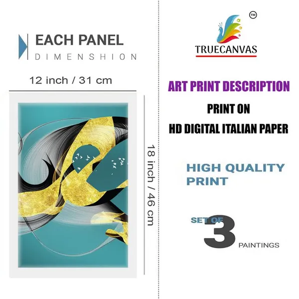 White__Abstract_Hd_Print_Painting_Set_Of_3_With_Frame_|_For_Home,_Living_Room_Gallery_&_Office,_White_Frame,_Size_-_13.50_X_19.50_Inch,_Sf255