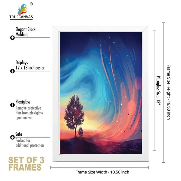 White__Abstract_Hd_Print_Painting_Set_Of_3_With_Frame_|_For_Home,_Living_Room_Gallery_&_Office,_White_Frame,_Size_-_13.50_X_19.50_Inch,_Sf256