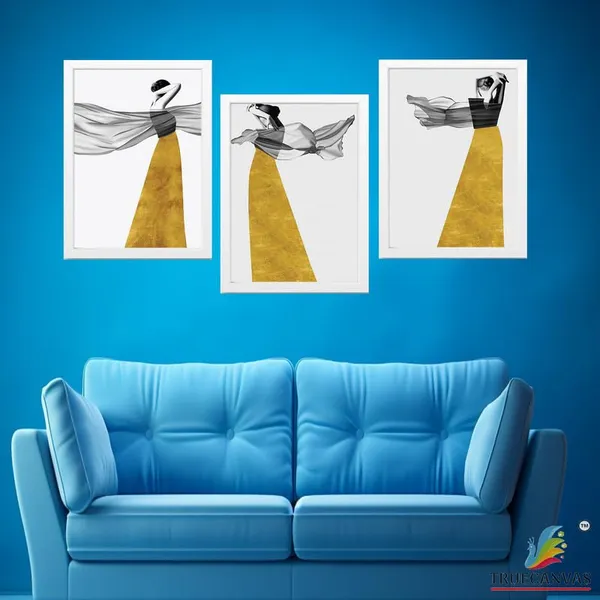 White__Abstract_Hd_Print_Painting_Set_Of_3_With_Frame_|_For_Home,_Living_Room_Gallery_&_Office,_White_Frame,_Size_-_13.50_X_19.50_Inch,_Sf261