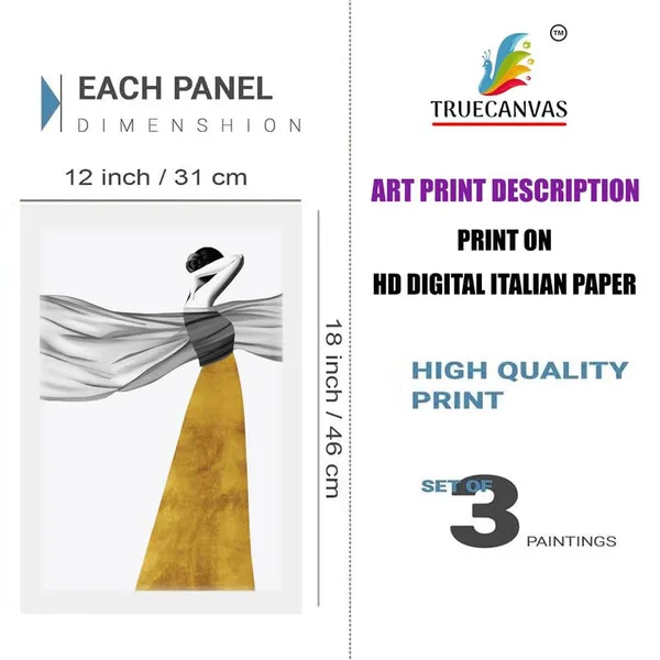 White__Abstract_Hd_Print_Painting_Set_Of_3_With_Frame_|_For_Home,_Living_Room_Gallery_&_Office,_White_Frame,_Size_-_13.50_X_19.50_Inch,_Sf261