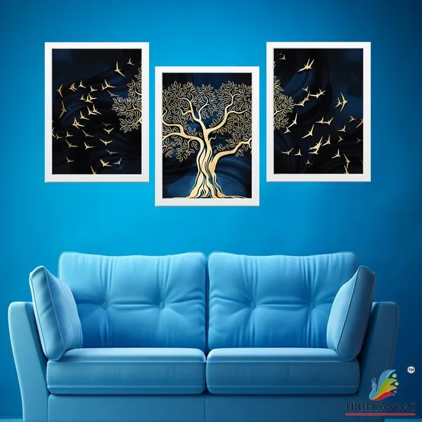 White__Abstract_Hd_Print_Painting_Set_Of_3_With_Frame_|_For_Home,_Living_Room_Gallery_&_Office,_White_Frame,_Size_-_13.50_X_19.50_Inch,_Sf263