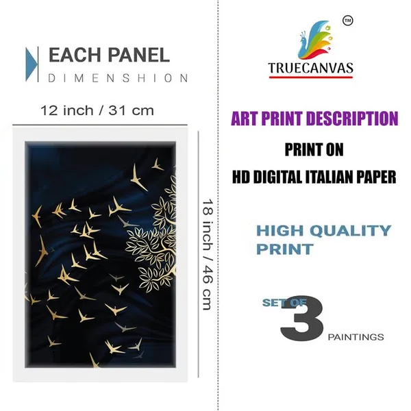 White__Abstract_Hd_Print_Painting_Set_Of_3_With_Frame_|_For_Home,_Living_Room_Gallery_&_Office,_White_Frame,_Size_-_13.50_X_19.50_Inch,_Sf263