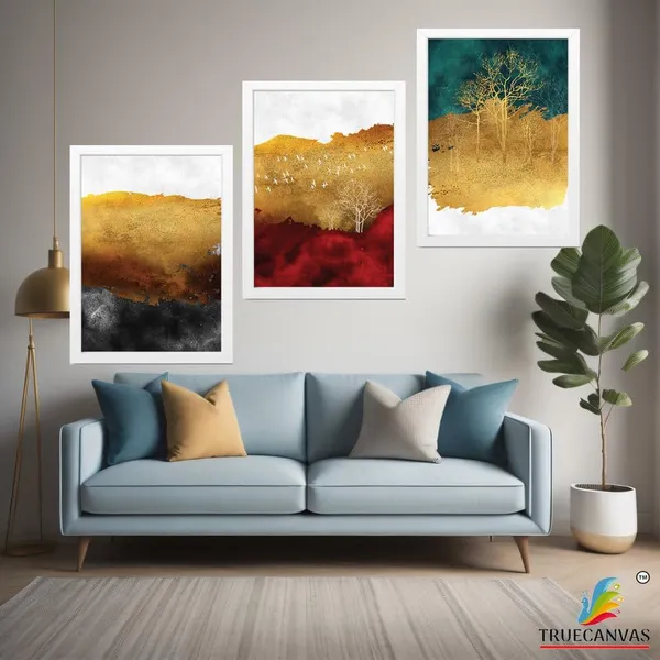 Multicolor_Abstract_Hd_Print_Painting_Set_Of_3_With_Frame_|_For_Home,_Living_Room_Gallery_&_Office,_White_Frame,_Size_-_13.50_X_19.50_Inch,_Sf265