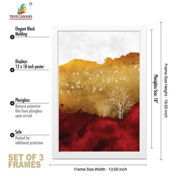 Multicolor_Abstract_Hd_Print_Painting_Set_Of_3_With_Frame_|_For_Home,_Living_Room_Gallery_&_Office,_White_Frame,_Size_-_13.50_X_19.50_Inch,_Sf265