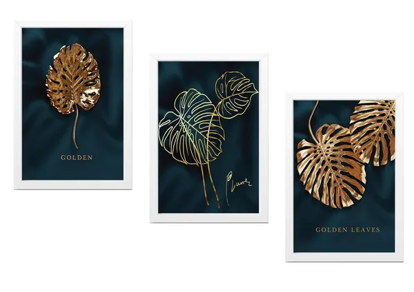 White__Abstract_Hd_Print_Painting_Set_Of_3_With_Frame_|_For_Home,_Living_Room_Gallery_&_Office,_White_Frame,_Size_-_13.50_X_19.50_Inch,_Sf269