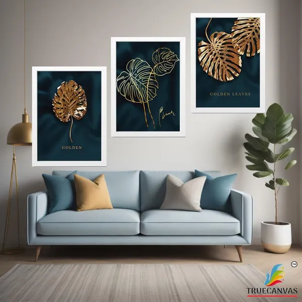 White__Abstract_Hd_Print_Painting_Set_Of_3_With_Frame_|_For_Home,_Living_Room_Gallery_&_Office,_White_Frame,_Size_-_13.50_X_19.50_Inch,_Sf269