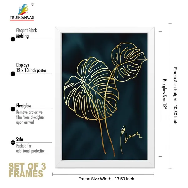 White__Abstract_Hd_Print_Painting_Set_Of_3_With_Frame_|_For_Home,_Living_Room_Gallery_&_Office,_White_Frame,_Size_-_13.50_X_19.50_Inch,_Sf269