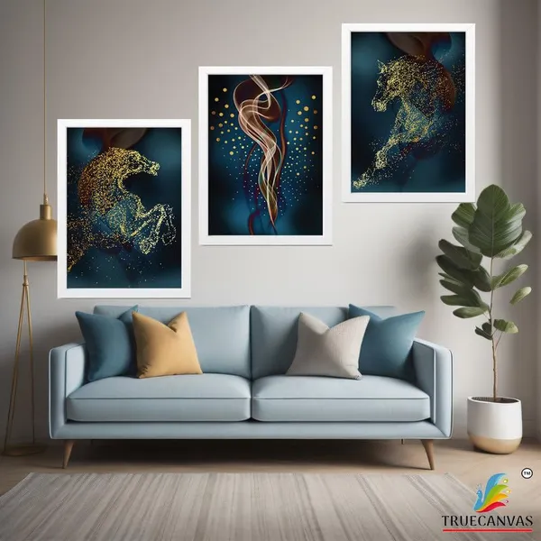 White__Abstract_Hd_Print_Painting_Set_Of_3_With_Frame_|_For_Home,_Living_Room_Gallery_&_Office,_White_Frame,_Size_-_13.50_X_19.50_Inch,_Sf270