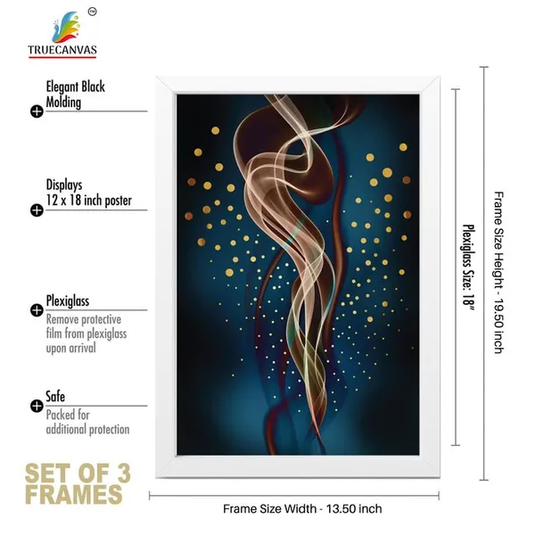 White__Abstract_Hd_Print_Painting_Set_Of_3_With_Frame_|_For_Home,_Living_Room_Gallery_&_Office,_White_Frame,_Size_-_13.50_X_19.50_Inch,_Sf270