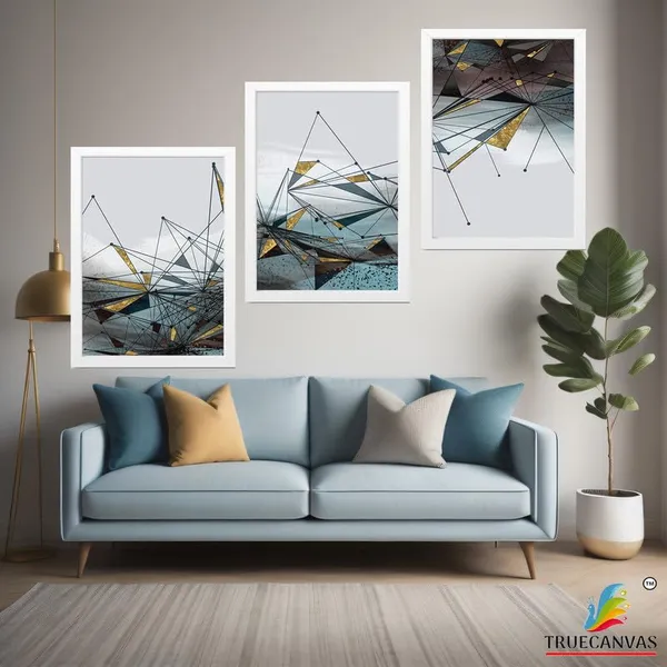 White__Abstract_Hd_Print_Painting_Set_Of_3_With_Frame_|_For_Home,_Living_Room_Gallery_&_Office,_White_Frame,_Size_-_13.50_X_19.50_Inch,_Sf274