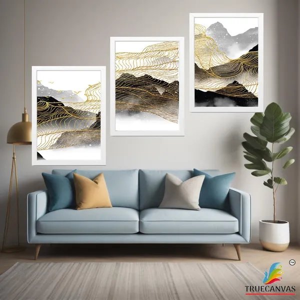 Multicolor_Abstract_Hd_Print_Painting_Set_Of_3_With_Frame_|_For_Home,_Living_Room_Gallery_&_Office,_White_Frame,_Size_-_13.50_X_19.50_Inch,_Sf275