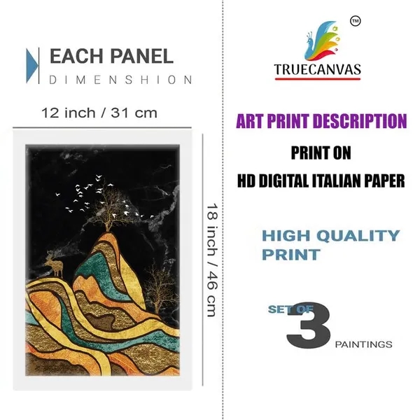 White__Abstract_Hd_Print_Painting_Set_Of_3_With_Frame_|_For_Home,_Living_Room_Gallery_&_Office,_White_Frame,_Size_-_13.50_X_19.50_Inch,_Sf278