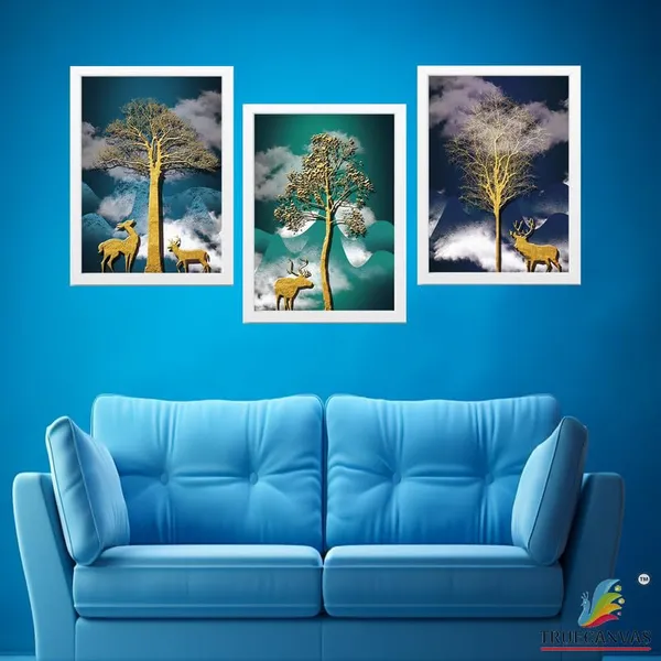 White__Abstract_Hd_Print_Painting_Set_Of_3_With_Frame_|_For_Home,_Living_Room_Gallery_&_Office,_White_Frame,_Size_-_13.50_X_19.50_Inch,_Sf280