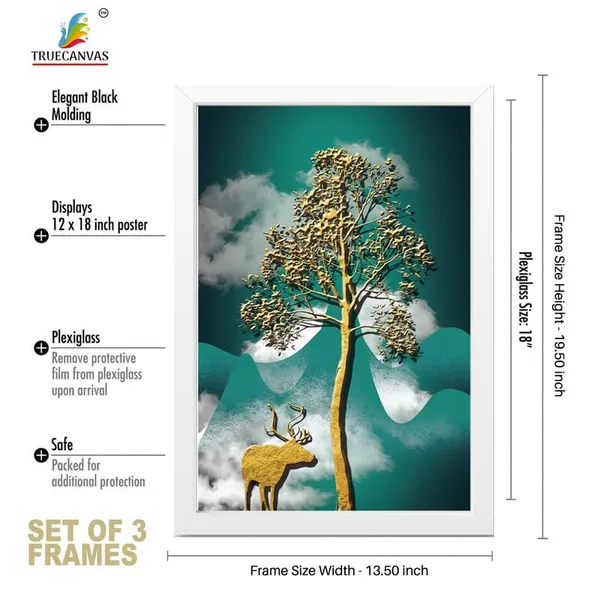 White__Abstract_Hd_Print_Painting_Set_Of_3_With_Frame_|_For_Home,_Living_Room_Gallery_&_Office,_White_Frame,_Size_-_13.50_X_19.50_Inch,_Sf280