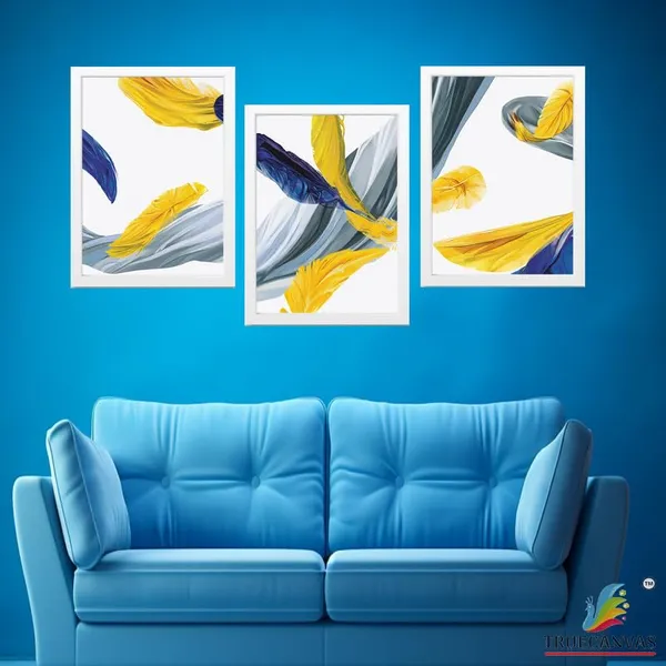 White__Abstract_Hd_Print_Painting_Set_Of_3_With_Frame_|_For_Home,_Living_Room_Gallery_&_Office,_White_Frame,_Size_-_13.50_X_19.50_Inch,_Sf284