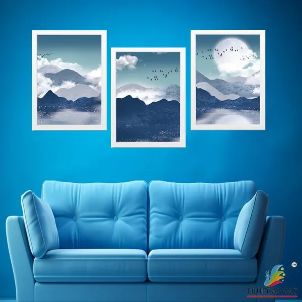 White__Abstract_Hd_Print_Painting_Set_Of_3_With_Frame_|_For_Home,_Living_Room_Gallery_&_Office,_White_Frame,_Size_-_13.50_X_19.50_Inch,_Sf292