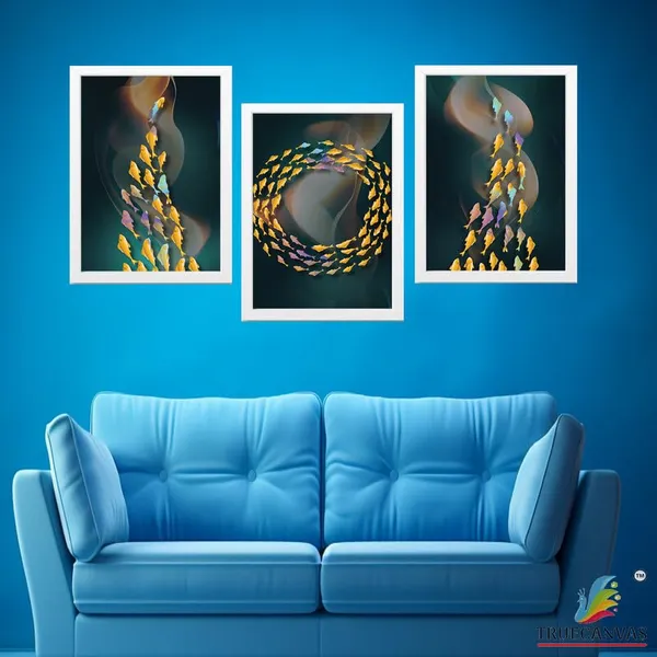 White__Abstract_Hd_Print_Painting_Set_Of_3_With_Frame_|_For_Home,_Living_Room_Gallery_&_Office,_White_Frame,_Size_-_13.50_X_19.50_Inch,_Sf295