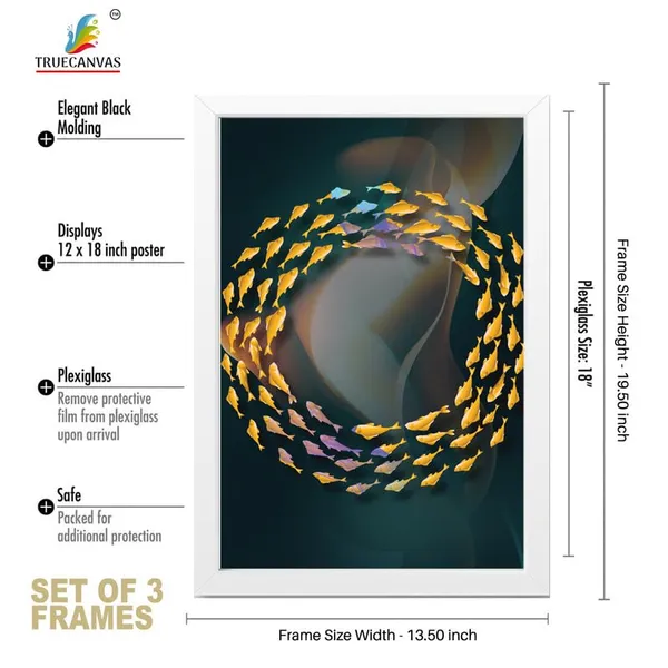 White__Abstract_Hd_Print_Painting_Set_Of_3_With_Frame_|_For_Home,_Living_Room_Gallery_&_Office,_White_Frame,_Size_-_13.50_X_19.50_Inch,_Sf295