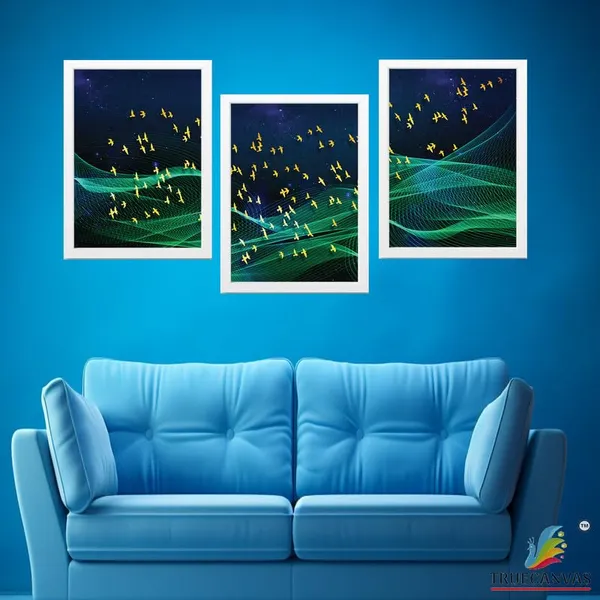 White__Abstract_Hd_Print_Painting_Set_Of_3_With_Frame_|_For_Home,_Living_Room_Gallery_&_Office,_White_Frame,_Size_-_13.50_X_19.50_Inch,_Sf297
