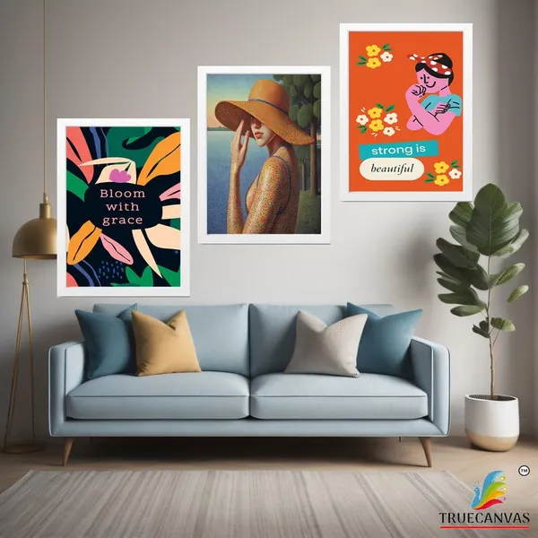 White__Abstract_Hd_Print_Painting_Set_Of_3_With_Frame_|_For_Home,_Living_Room_Gallery_&_Office,_White_Frame,_Size_-_13.50_X_19.50_Inch,_Sf302