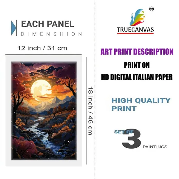 White__Abstract_Hd_Print_Painting_Set_Of_3_With_Frame_|_For_Home,_Living_Room_Gallery_&_Office,_White_Frame,_Size_-_13.50_X_19.50_Inch,_Sf307